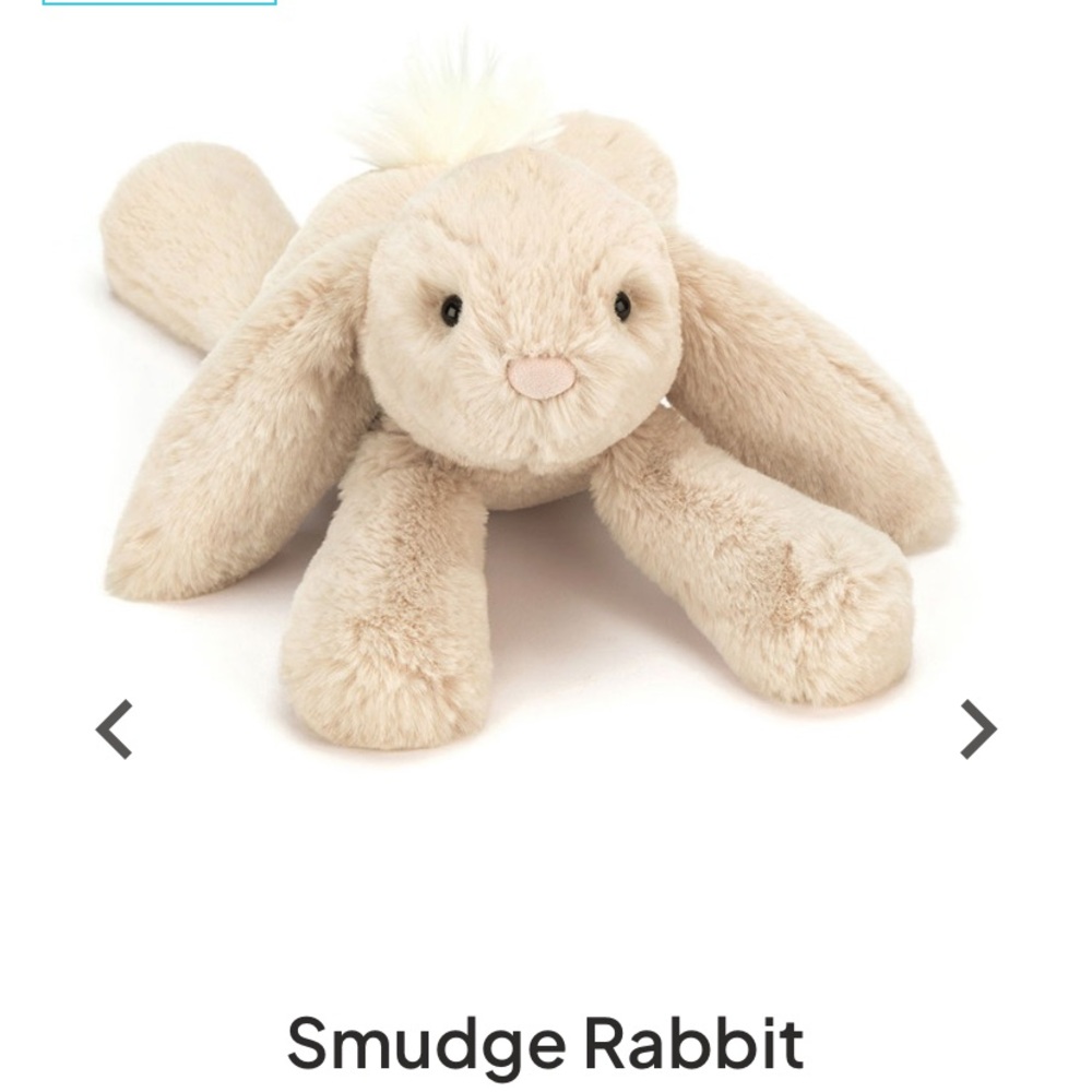 SOLD! NWT Cozy Smudge Rabbit 🐇 Medium